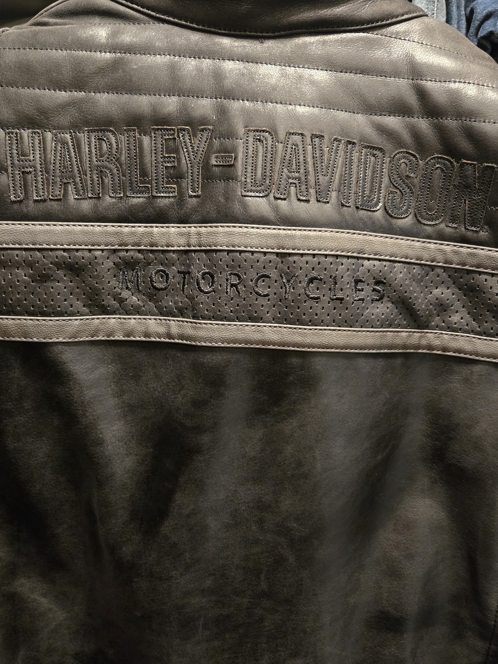 Harley-Davidson Men's Black Leather Motorcycle Jacket